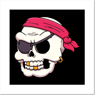 Pirate Skull Posters and Art